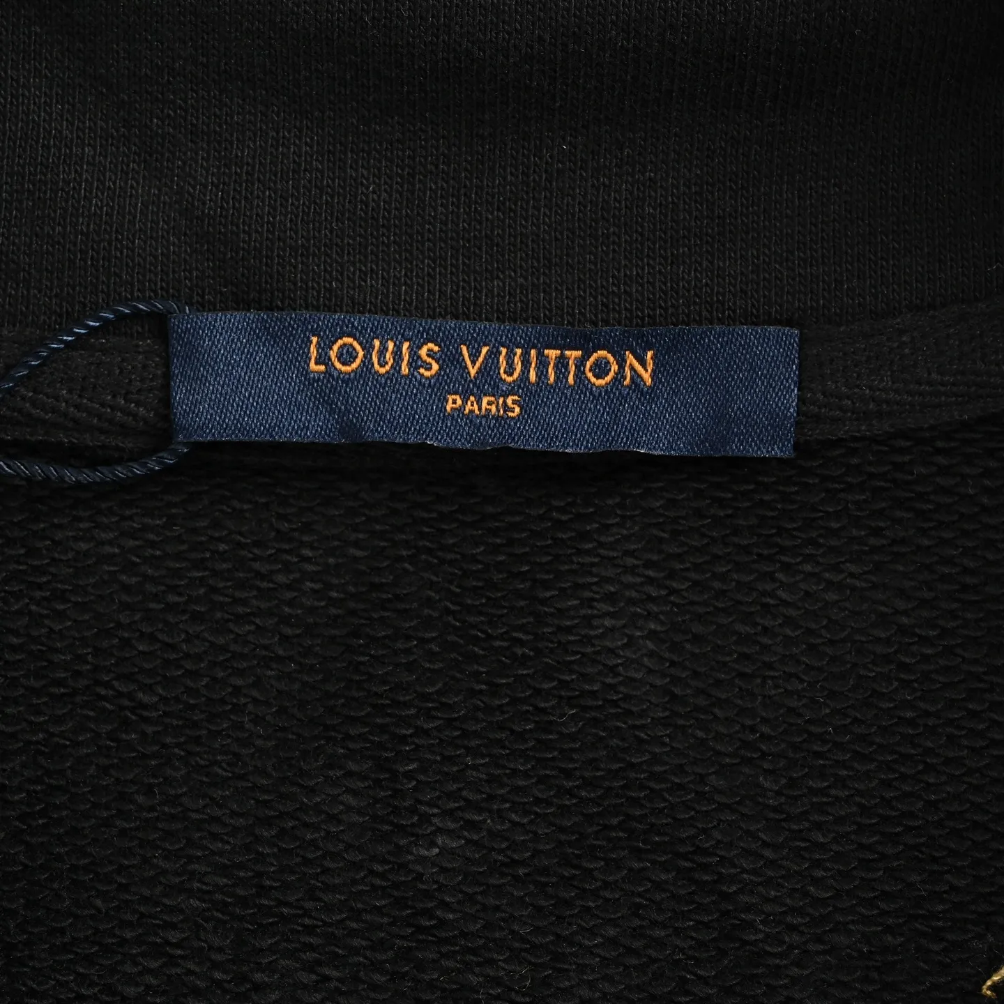 Louis Vuitton/Louis Vuitton 25Fw embroidered presbyopic half-zip sweatshirt